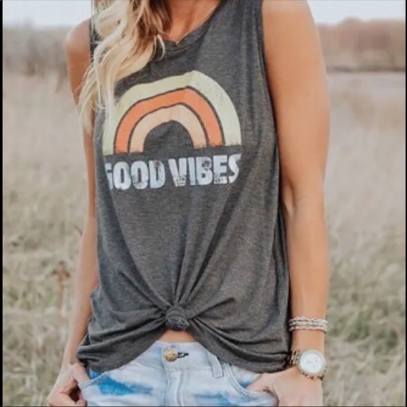 Sale❣️Host pick❣️TY @savvyanj NWTGood Vibes T - Picture 2 of 4